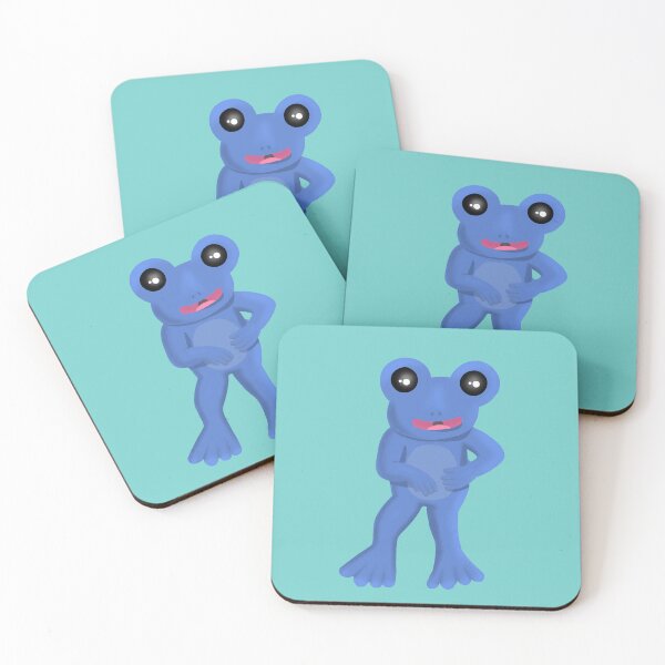 Item preview, Danvant- Happy blue frog designed and sold by Daniel Vasco.