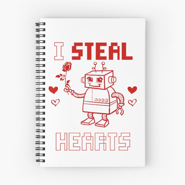 Item preview, I Steal Hearts Robot Valentine's designed and sold by GrumpySableye.