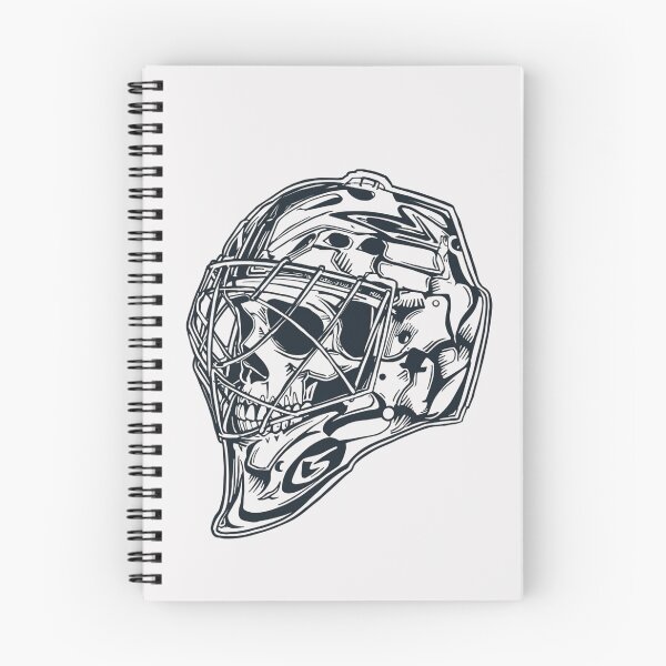 Item preview, Skull in Hockey Goalie Helmet Sticker Winter Sports designed and sold by colorleafz.