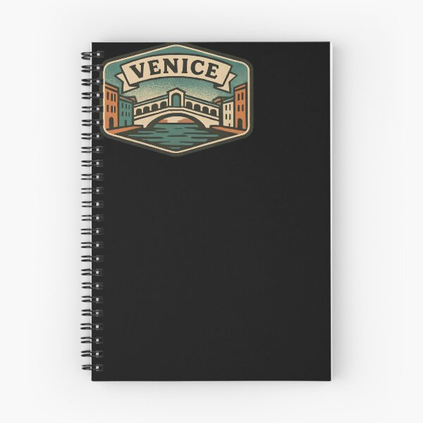 Item preview, Venice Grand Canal Retro Hexagon Patch – Vintage Fresco Tones designed and sold by Cosmopolis.