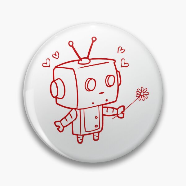 Item preview, Robot Love Robot Valentine's Day designed and sold by GrumpySableye.