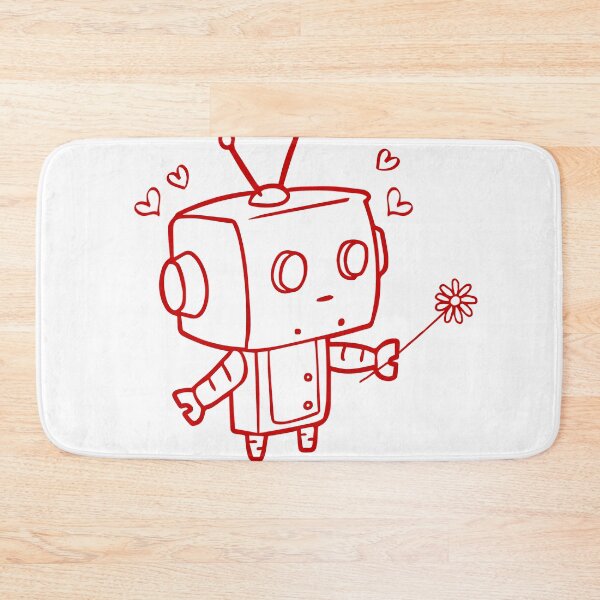Item preview, Robot Love Robot Valentine's Day designed and sold by GrumpySableye.