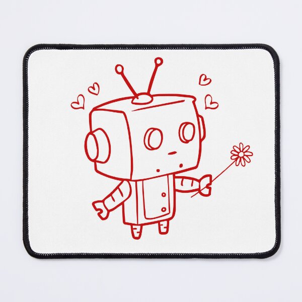 Item preview, Robot Love Robot Valentine's Day designed and sold by GrumpySableye.