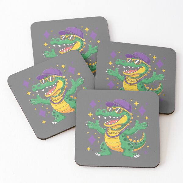Artikelvorschau, Mardi Gras Alligator New Orleans Partys entworfen und verkauft von KristineLi.