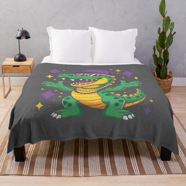 Artikelvorschau, Mardi Gras Alligator New Orleans Partys entworfen und verkauft von KristineLi.