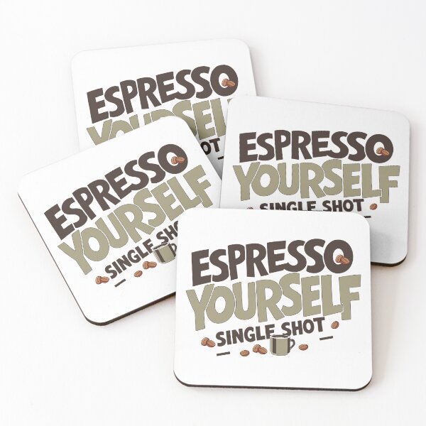 Item preview, Espresso Yourself- Single Shot | Valentine Shirt designed and sold by PixelGrafiks.