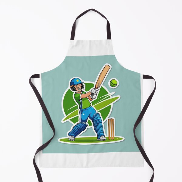 Item preview, Cricket Batsman Hitting Shot Illustration designed and sold by SSD1755.