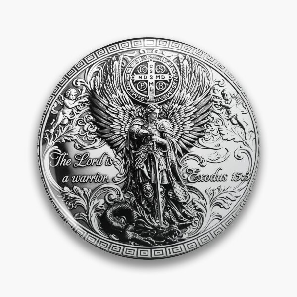 Item preview, The Lord Is A Warrior;  Archangel Michael;  designed and sold by StickerApe.