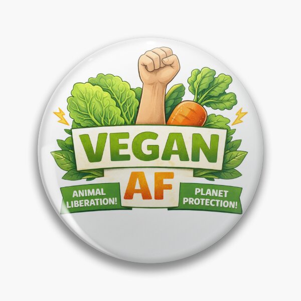 Artikelvorschau, Veganer AF entworfen und verkauft von PossumsWorkshop.