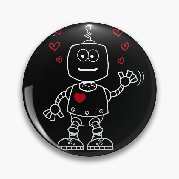 Item preview, Robot Love Heart Robot Lover designed and sold by GrumpySableye.