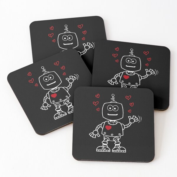 Item preview, Robot Love Heart Robot Lover designed and sold by GrumpySableye.