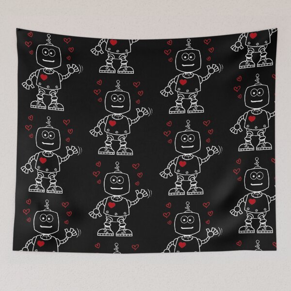 Item preview, Robot Love Heart Robot Lover designed and sold by GrumpySableye.