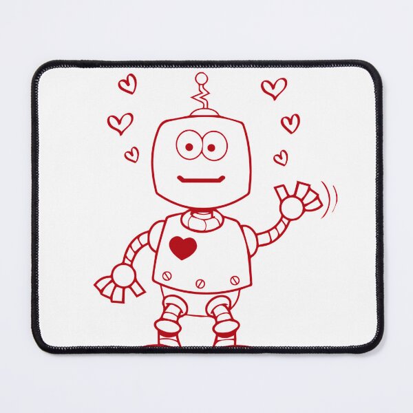 Item preview, Robot Love Valentine's Day Cute designed and sold by GrumpySableye.