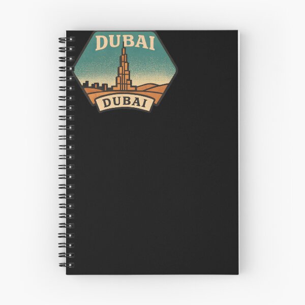 Item preview, Dubai Burj Khalifa Retro Hexagon Patch – Vintage Desert Metallic designed and sold by Cosmopolis.