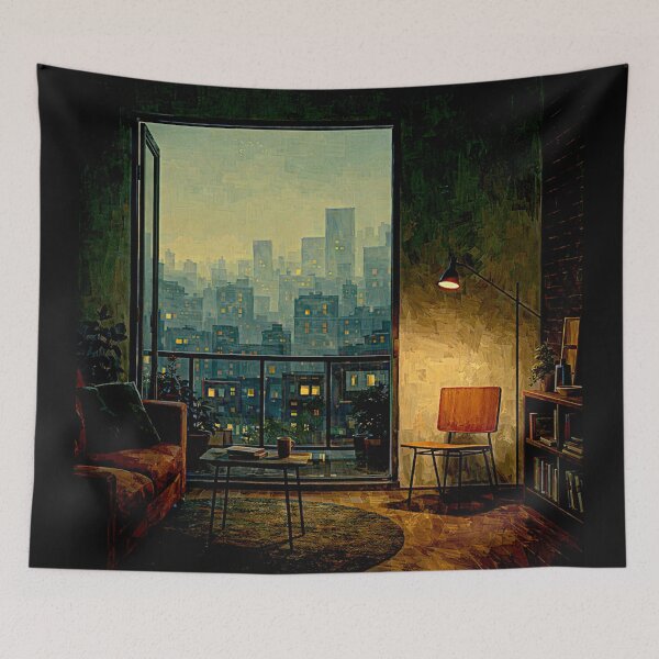 Item preview, Urban Serenity Through the Window designed and sold by Helios Be. Lavsh.