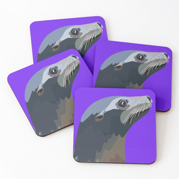 Item preview, S is for Sealion,Sea Lion – Playful Marine Mammal Wildlife Illustration designed and sold by PrettylittlepastelUk.