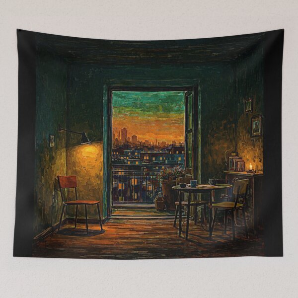 Item preview, Urban Serenity Through the Window#1 designed and sold by Helios Be. Lavsh.