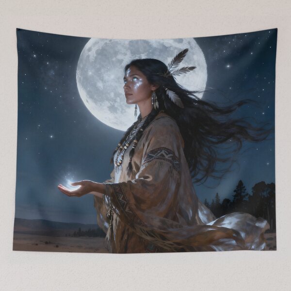 Item preview, The Moon. Tarot. designed and sold by SoniaSarkali.