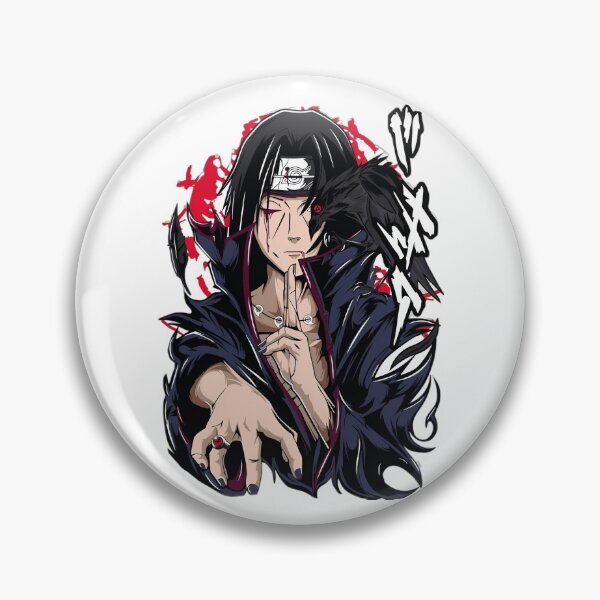 Item preview, Uchiha Itachi - Crimson Crow Ninja – Dark Anime Genjutsu Art designed and sold by Dyan4.