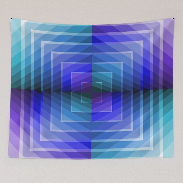 Item preview, Asymmetric Design, Purple, Blue, Geometric Abstraction, Abstract Art designed and sold by DDJust4U.