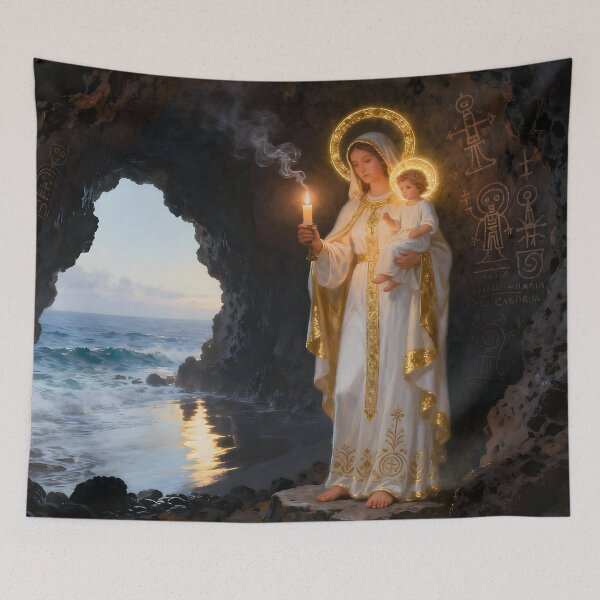 Item preview, Virgin of Candelaria – Lady of Light and Protection designed and sold by SoniaSarkali.