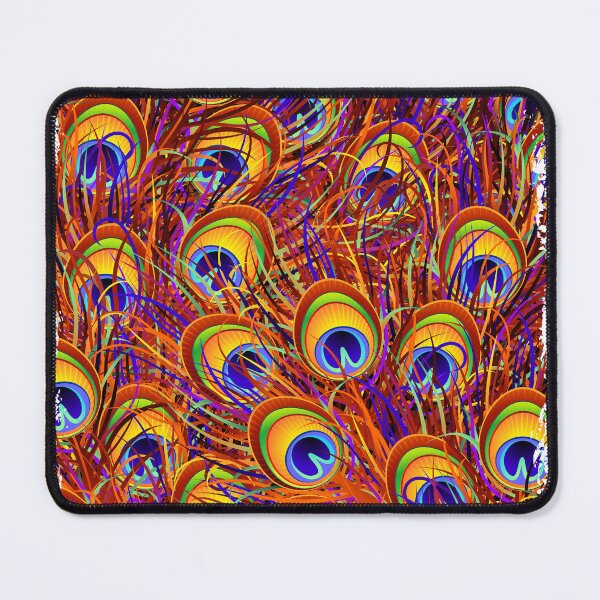 Item preview, Peacock Feathers Colorful Pattern designed and sold by BluedarkArt.