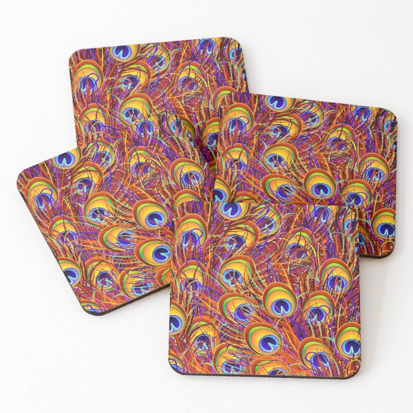 Item preview, Peacock Feathers Colorful Pattern  designed and sold by BluedarkArt.