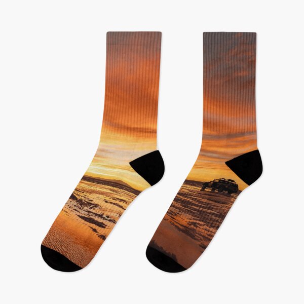 Item preview, Fiery Sky in the Salt Flats designed and sold by Julie Navitka.