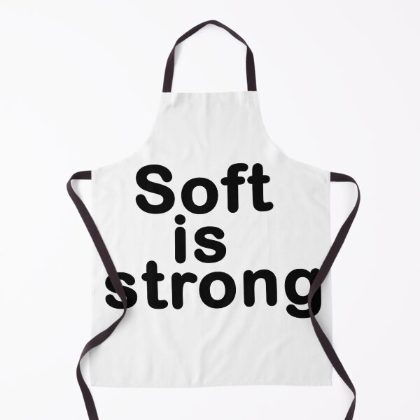Item preview, Soft Is Strong – Black Text Minimal Typography Quote designed and sold by ColorNestStudio.