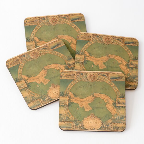 Item preview, Vintage Map of Panama, Castilla del Oro  designed and sold by PetsArt.