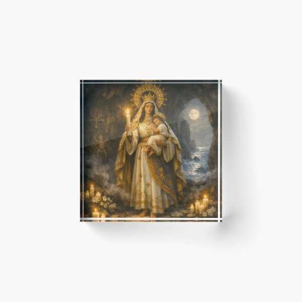 Item preview, Virgin of Candelaria – Lady of Light and Protection designed and sold by SoniaSarkali.
