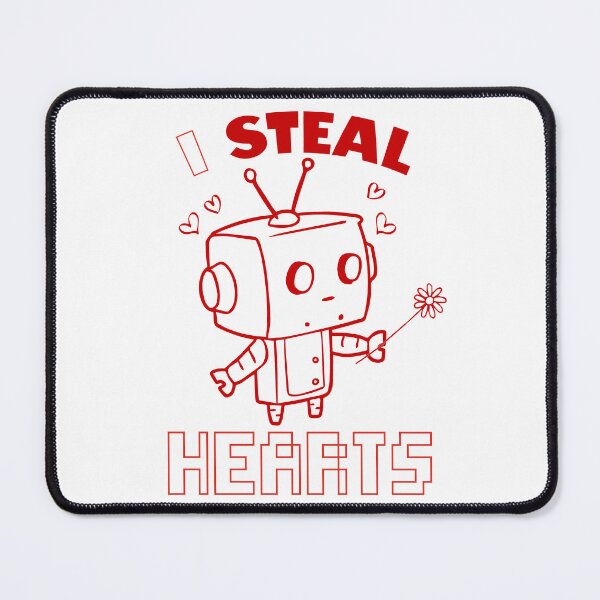 Item preview, I Steal Hearts Robot Valentine's Day designed and sold by GrumpySableye.