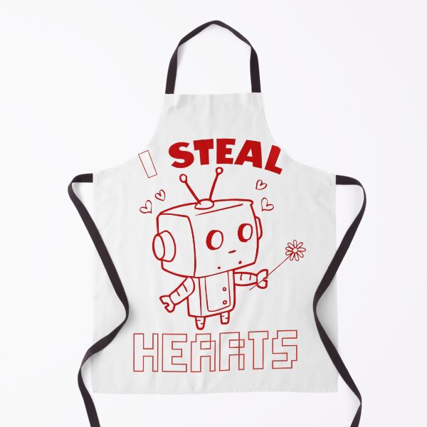 Item preview, I Steal Hearts Robot Valentine's Day designed and sold by GrumpySableye.