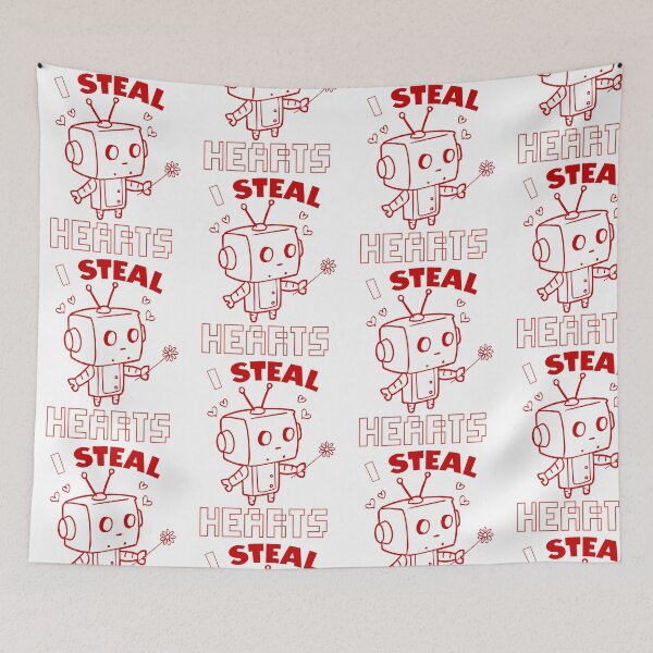 Item preview, I Steal Hearts Robot Valentine's Day designed and sold by GrumpySableye.
