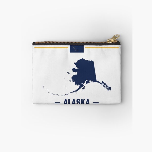 Item preview, Alaska State Pride - Minimalist Map and Flag Design designed and sold by mashmosh.