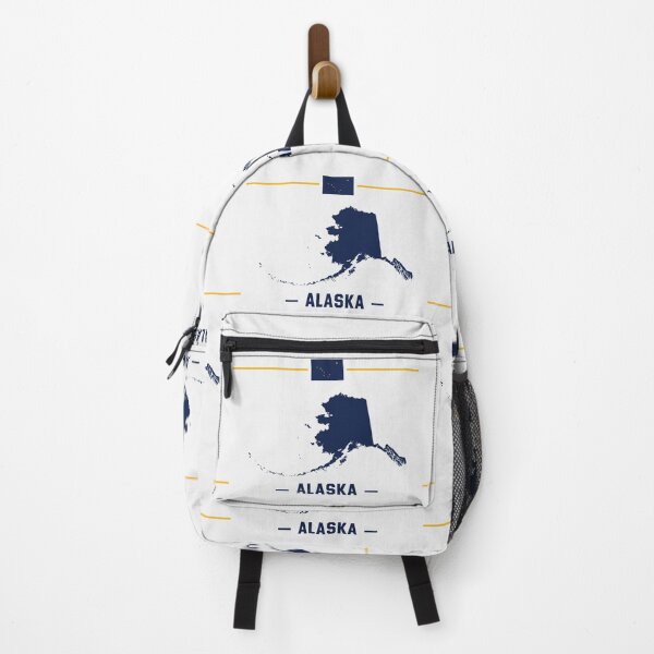 Item preview, Alaska State Pride - Minimalist Map and Flag Design designed and sold by mashmosh.