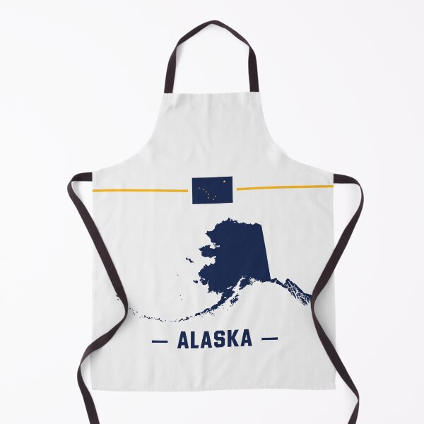 Item preview, Alaska State Pride - Minimalist Map and Flag Design designed and sold by mashmosh.