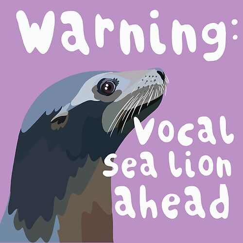 Item preview,  S is for Sealion, Sea Lion | Marine Mammal Art designed and sold by PrettylittlepastelUk.