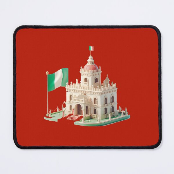 Item preview, Cute 3D Royal Palace Label – Italy Flag Minimal Art, designed and sold by PaintMeWorld.