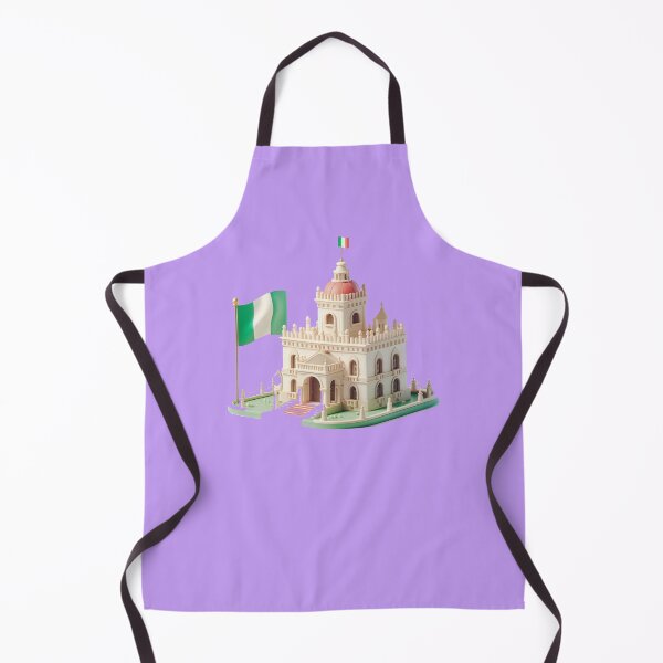 Item preview, Cute 3D Royal Palace Label – Italy Flag Minimal Art, designed and sold by PaintMeWorld.