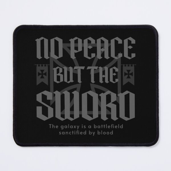 Item preview, NO PEACE BUT THE SWORD: The Crusade Eternal - Black Templars designed and sold by DesignFlexTees.