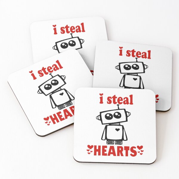 Item preview, I Steal Hearts Robot Love Valentine's Day designed and sold by GrumpySableye.