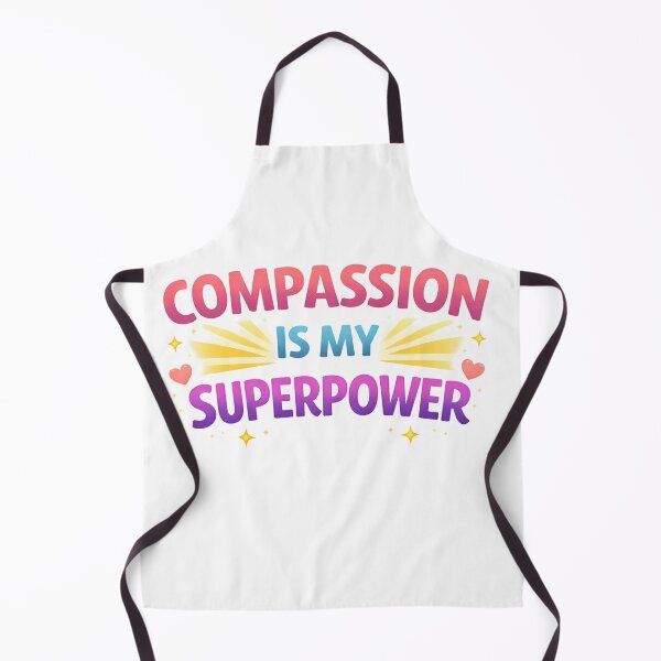 Aperçu de l'œuvre La compassion est mon super-pouvoir créée et vendue par PossumsWorkshop.