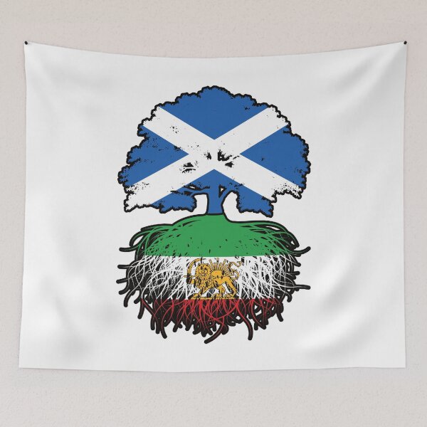 Item preview, Scottish Grown, Iranian Roots – Lion and Sun Heritage Design designed and sold by FlagX.