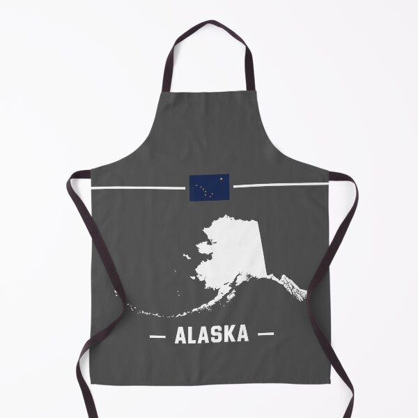Item preview, Alaska State Pride, The Last Frontier Flag & Map Silhouette designed and sold by mashmosh.