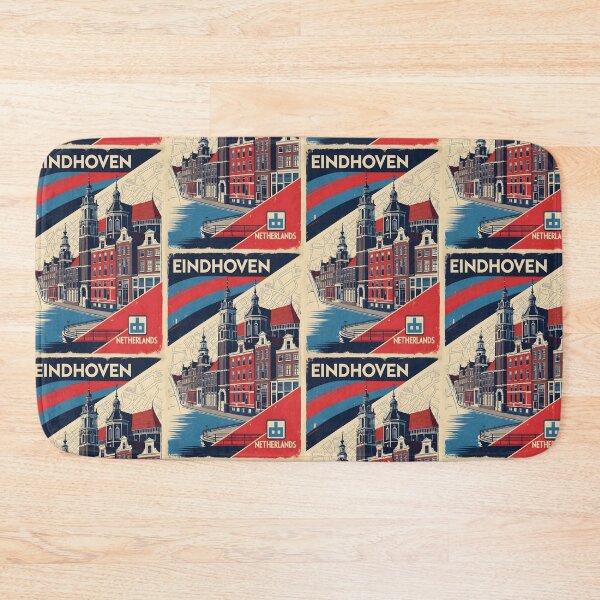 Item preview, Eindhoven Netherlands 1950s Vintage Travel Tourism designed and sold by TravelersGems.