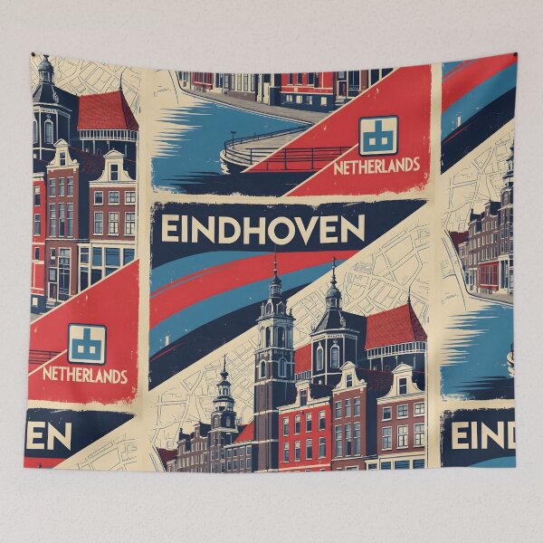 Item preview, Eindhoven Netherlands 1950s Vintage Travel Tourism designed and sold by TravelersGems.