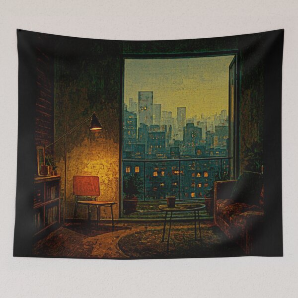 Item preview, Urban Serenity Through the Window#4 designed and sold by Helios Be. Lavsh.