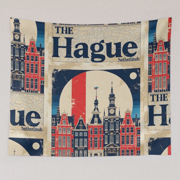 Item preview, The Hague Netherlands 1950s Vintage Travel Tourism designed and sold by TravelersGems.