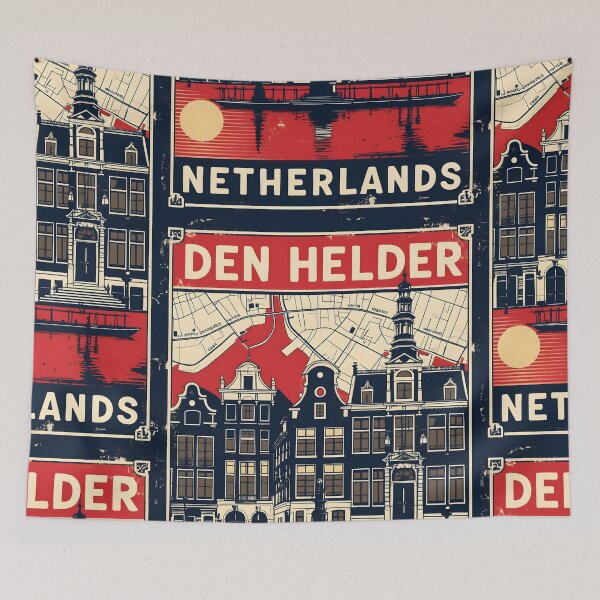 Item preview, Den Helder Netherlands 1950s Vintage Travel Tourism designed and sold by TravelersGems.